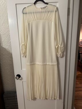 TUCKERNUCK
Ivory Chiffon Pleated Lorraine Dress